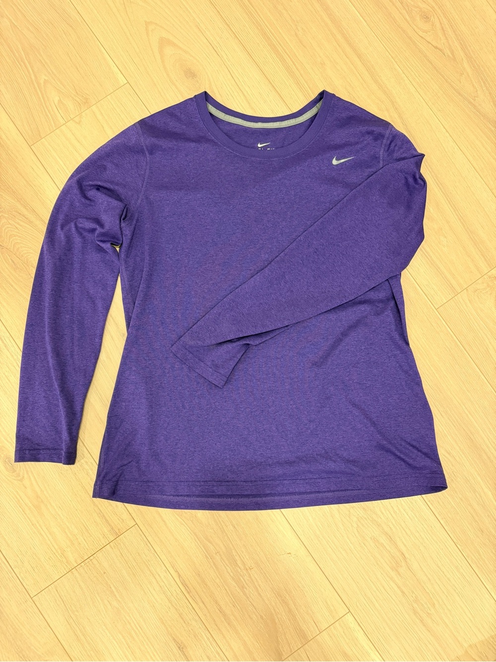 Nike Women’s Purple Long Sleeve Dri-fit Top
